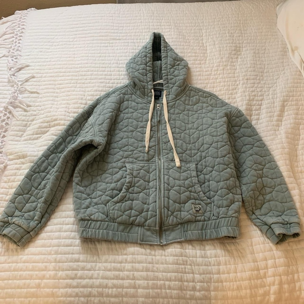 Urban Outfitters Peace Sign Quilted Jacket size S